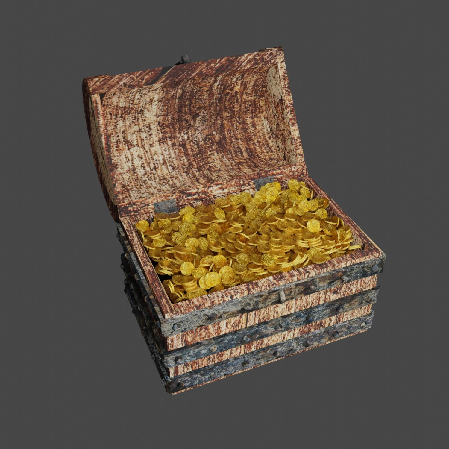 chest 3D Model .c4d .max .obj .3ds .fbx .stl .blend