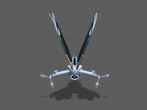 butterflyaircraftfbx 3D-Modell