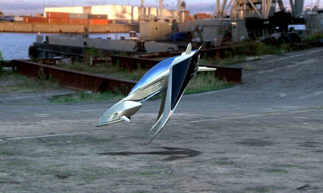 single-seater aircraft 3D Model .c4d .max .obj .3ds .fbx .stl .blend 