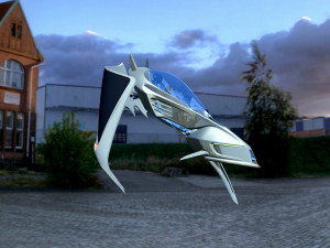 single-seater aircraft 3D Model