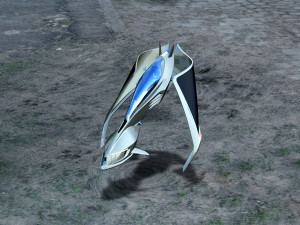 single-seater aircraft 3D Model