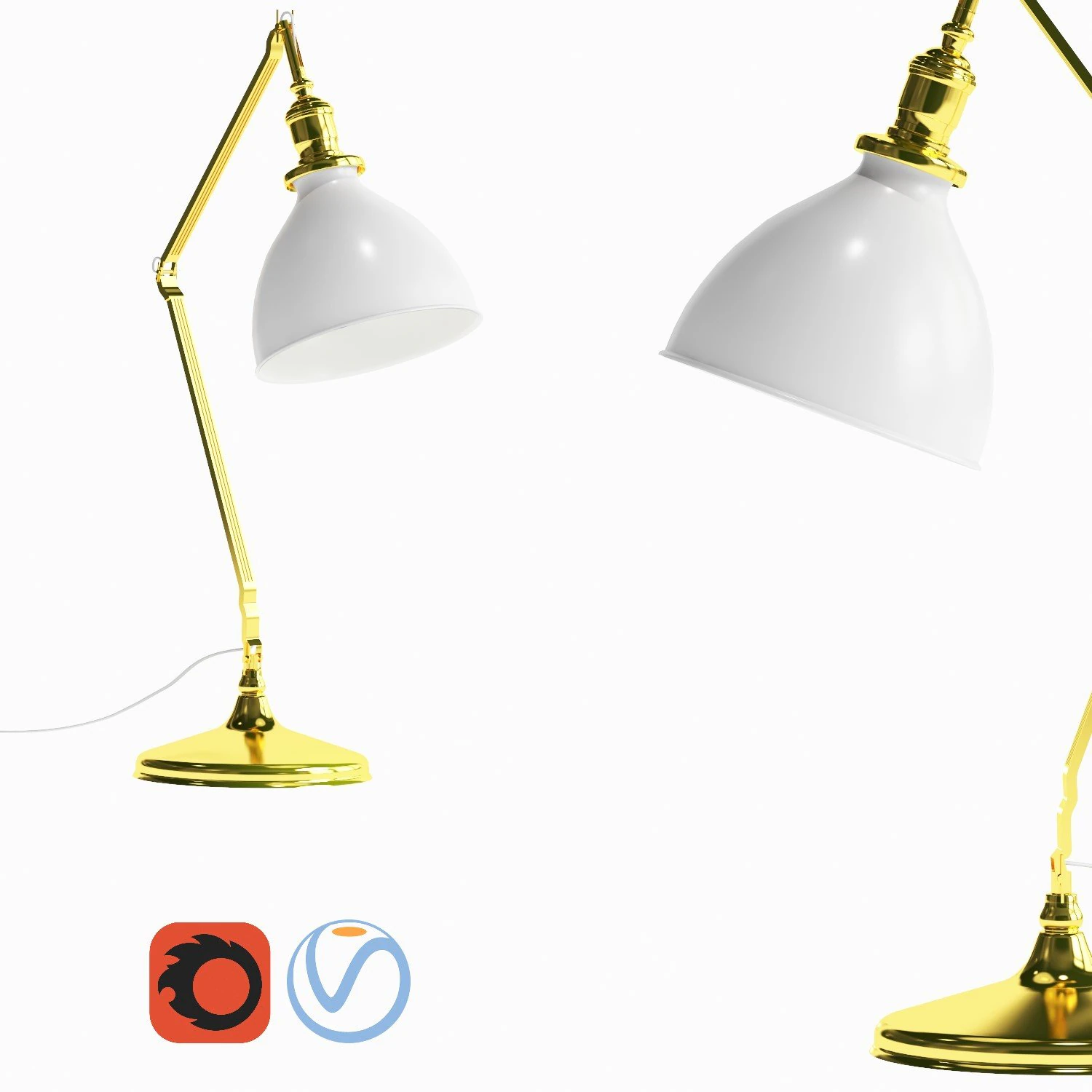 erfan-reading-light 3D Model .c4d .max .obj .3ds .fbx .stl .blend 