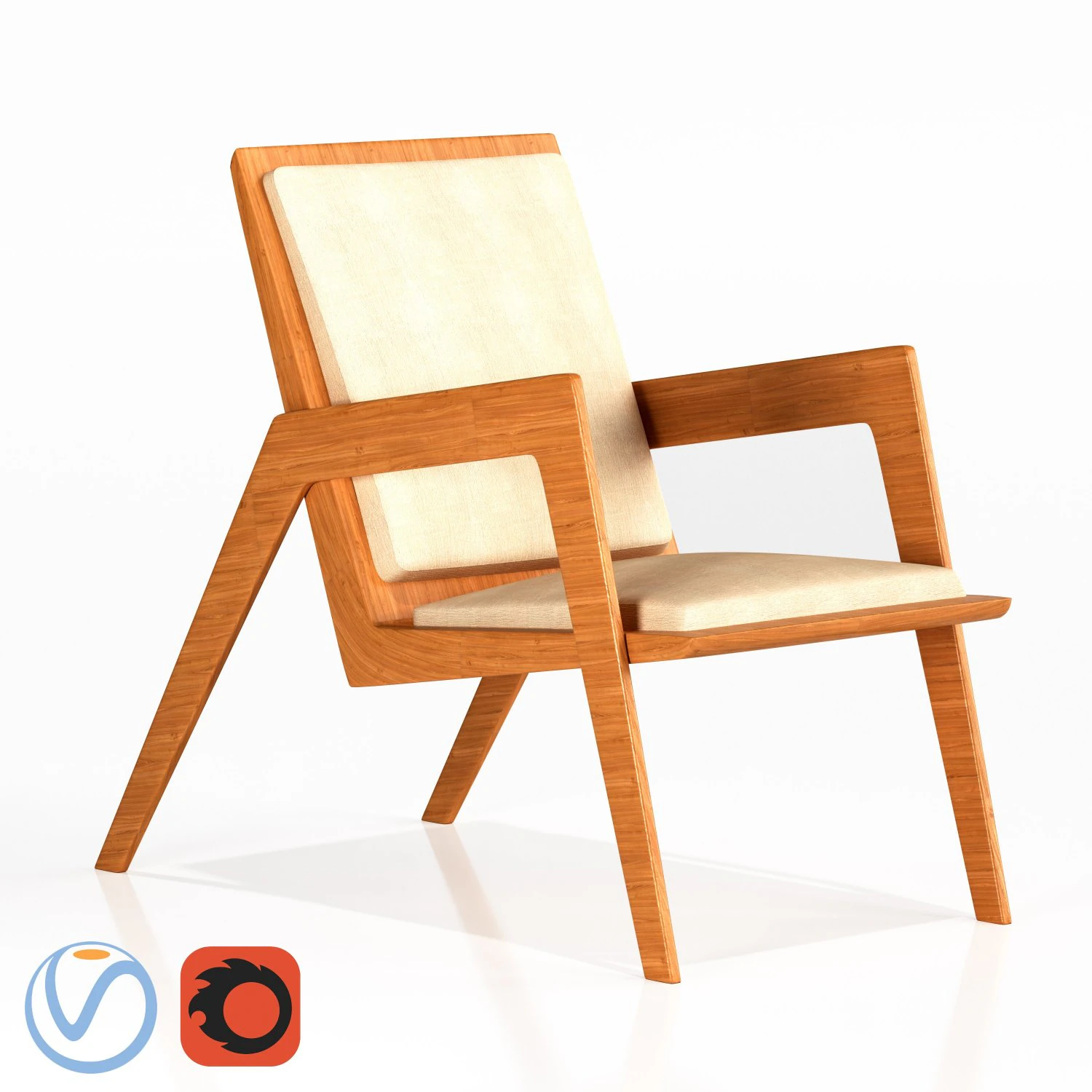 chair-01 3D Model .c4d .max .obj .3ds .fbx .stl .blend 