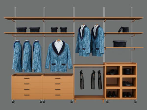 cappotti per negozio e guardaroba Modello 3D