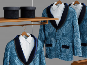 coats for shop and wardrobe 3D Model