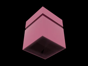 Cosmetics box Packaging Low-poly 3D Model