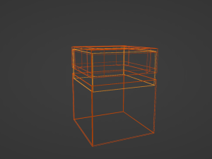 Cosmetics box Packaging Low-poly Modello 3D