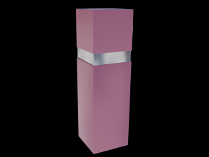 Cosmetics box Packaging Low-poly 3D Модель