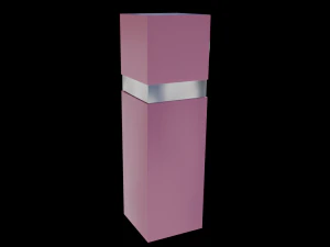 Embalagem de caixa de cosm&eacute;ticos Low-poly Modelo 3D