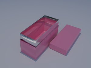 Cosmetics box Packaging Low-poly 3D 模型