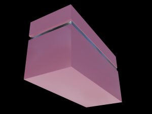 Cosmetics box Packaging Low-poly 3D 模型