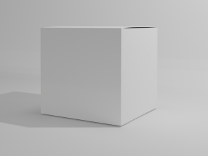 Cardboard box Packaging Low-poly Modèle 3D