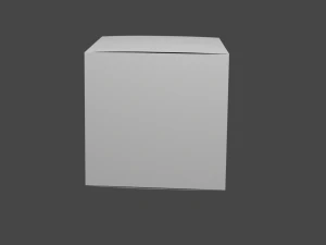 Cardboard box Packaging Low-poly 3D Model