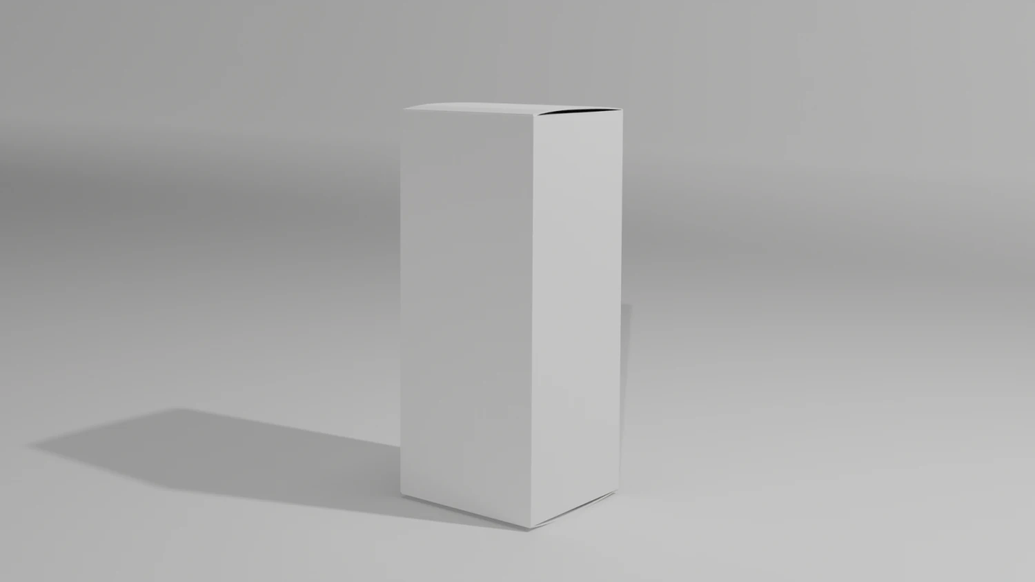 Cardboard box Packaging Low-poly 3D Model .c4d .max .obj .3ds .fbx .stl .blend 