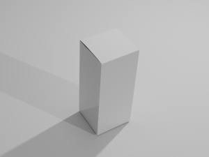 Cardboard box Packaging Low-poly 3D Model