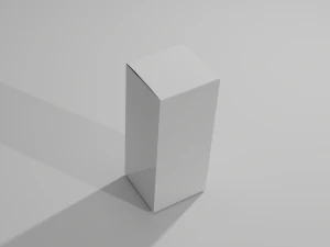 Cardboard box Packaging Low-poly 3D Model