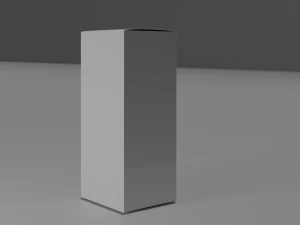 Cardboard box Packaging Low-poly 3D Model