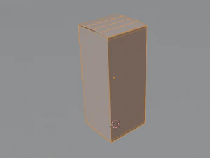 Cardboard box Packaging Low-poly 3D Model
