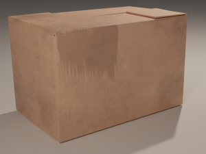 Cardboard box 3D Model