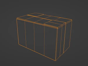 Cardboard box 3D Model