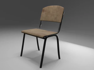 Wooden chair 3D game assets 3D Model