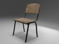 Wooden chair 3D game assets 3D Assets