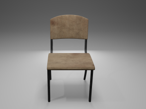 Wooden chair 3D game assets 3D Model
