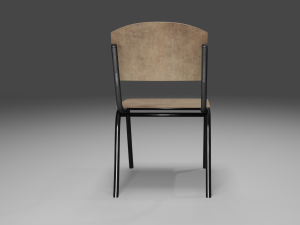 Wooden chair 3D game assets 3D Model
