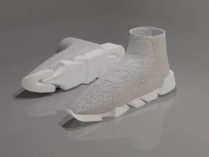 Scarpe realistiche 3D low poly Modello 3D