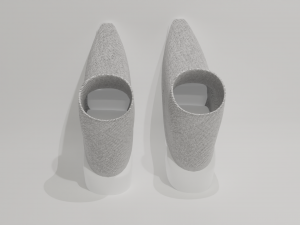 3D realistic shoes low poly 3D Model