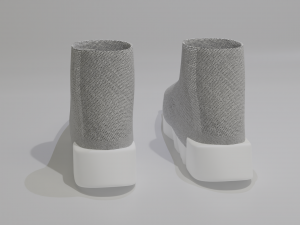 3D realistic shoes low poly 3D Model