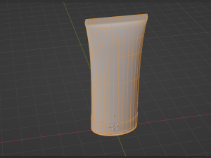 Cosmetics tube Packaging Low-poly 3D-Modell