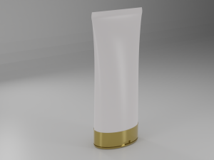 Cosmetics tube Packaging Low-poly 3D-Modell
