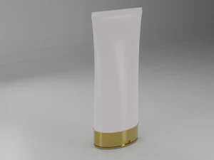 Cosmetics tube Packaging Low-poly 3D Model