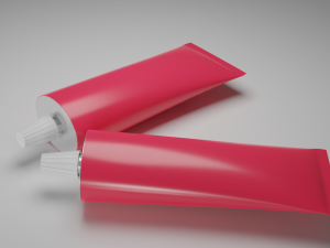 Medical tube low poly 3Dモデル