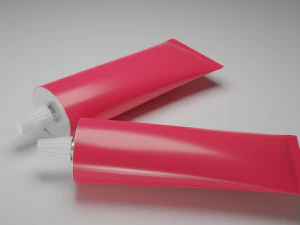 Medical tube low poly 3D Model