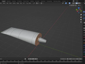Medical tube low poly 3D Model