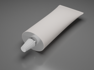 Medical tube low poly 3Dモデル