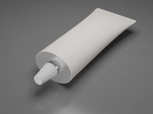 Medical tube low poly 3D Model