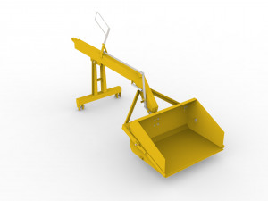 rear shell for farm tractor 3D Model