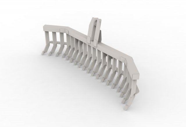 scrapper for farm tractor 3D Model .c4d .max .obj .3ds .fbx .stl .blend 