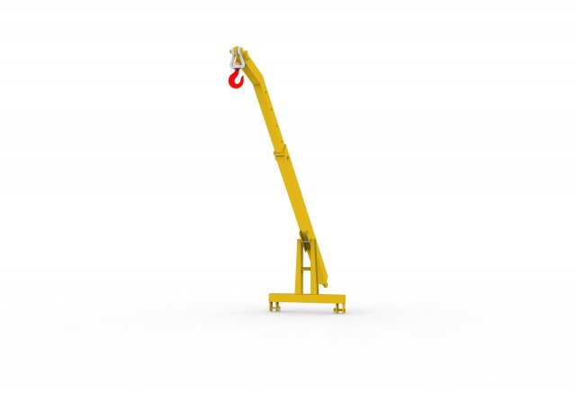 crane for farm tractor Model 3D .c4d .max .obj .3ds .fbx .stl .blend 
