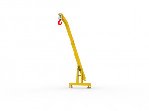 crane for farm tractor 3D Model