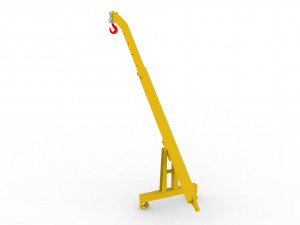 crane for farm tractor Model 3D