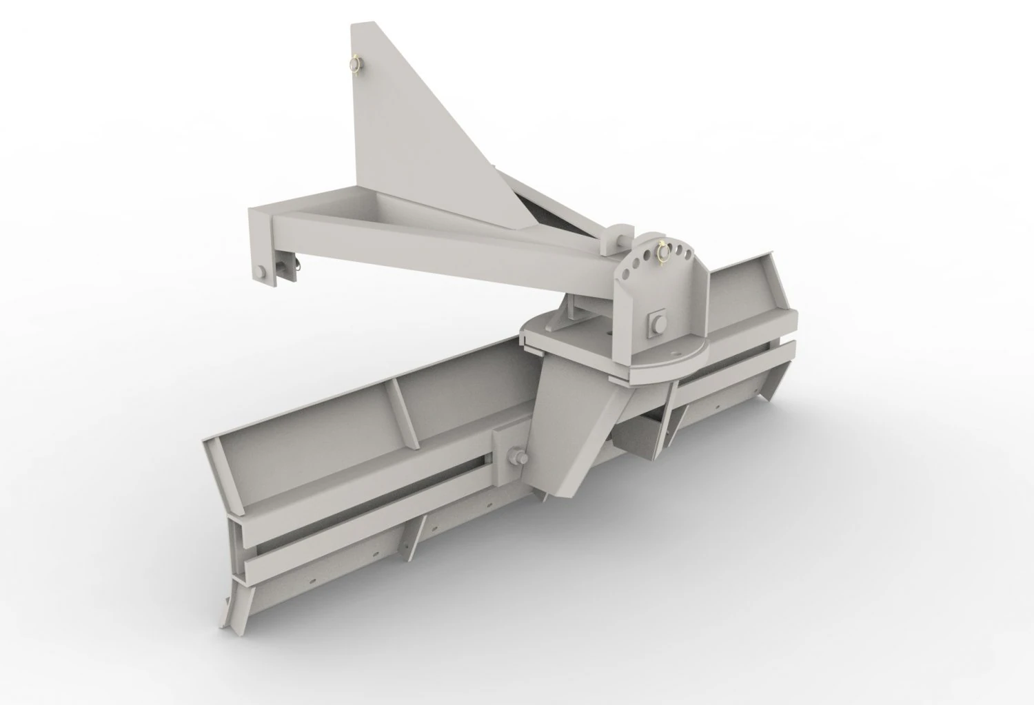 rear blade for farm tractor 3D Model .c4d .max .obj .3ds .fbx .stl .blend