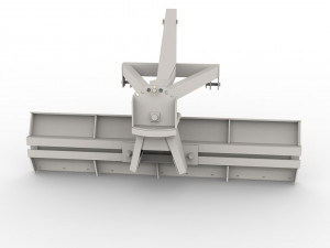 rear blade for farm tractor 3Dモデル