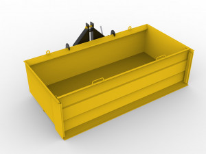 rear platform for tractor 3D Model