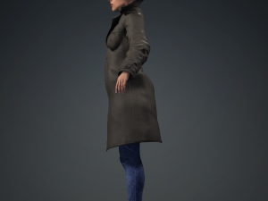 CARTHERINE - Realistic Female Character Low-poly 3Dモデル