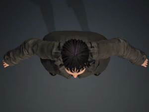 캐서린 - 현실적인 여성 캐릭터 로우폴리 3D 모델