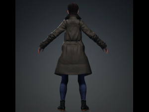 CARTHERINE - Realistic Female Character Low-poly 3Dモデル